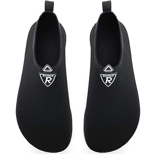 Image of Racqua Men & Women Water Shoes Barefoot Beach Swim Shoes Quick-Dry Aqua Yoga Socks for Pool,Travel, Kayaking, River