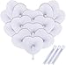 Produktbild iZoeL Fächer Hochzeit 48 Stück Handfächer Weiß Hochzeitsfächer Faltfächer Herz Hochzeit Gäste Geschenk Hochzeitsdeko Vintage (48Stk)