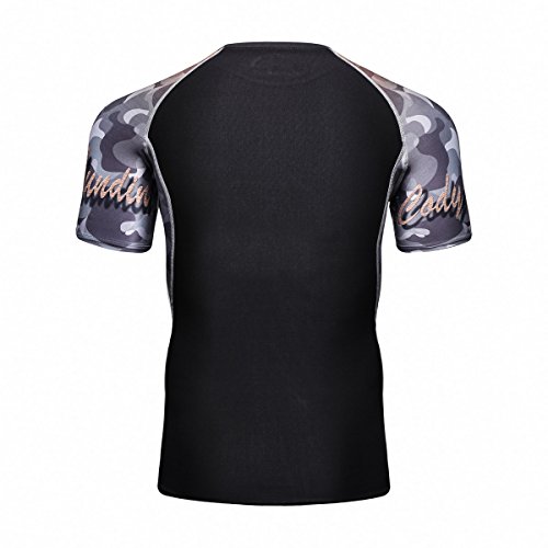 Men's Lightweight Short Sleeve Cool Dry Rashguards Compression Sports Workout T-Shirt3