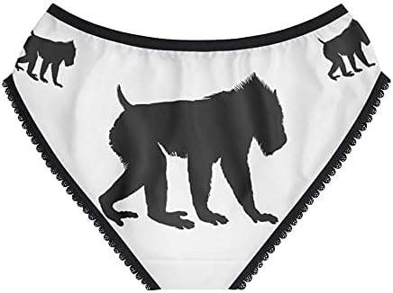 Mandrill Silhouette Panties, Mandrill Silhouette Underwear, Briefs, Cotton Briefs, Funny Underwear, Panties For Women