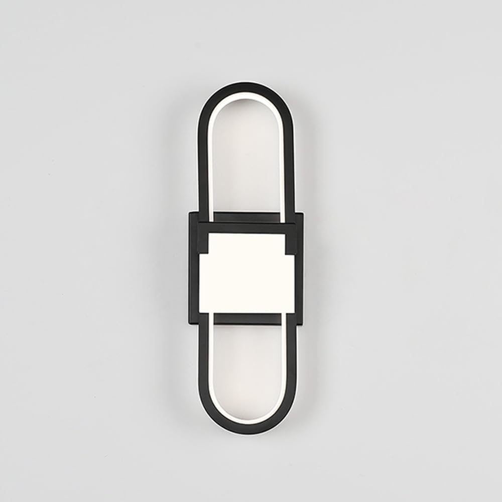 Applique Murale Led Moderne 18 W, Applique Murale Annulaire En Métal Avec Abat-Jour En Acrylique, Appliques Murales Linéaires Ultra Fines, Luminaire Mural De Chevet De Chambre À Coucher, Appli