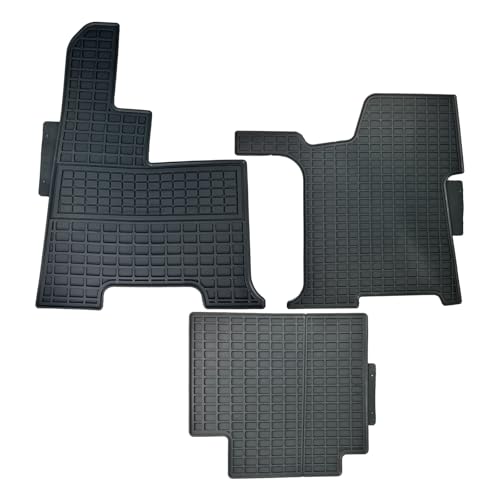 Fudatong Floor Mats for Peterbilt 365/367 384/388 386 389 Auto Trans w/Control Tower Incompatible w/Passenger Battery Box