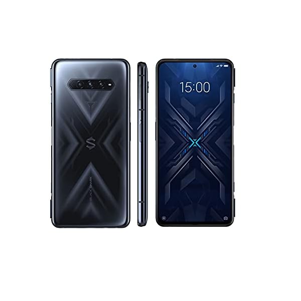 Black Shark 4 Gaming 5G Unlocked Smartphone, 8+128GB 6.67 inch FHD Cell Phone, Android 12 Snapdragon 870 Mobile Phone, 48MP Rear Camera System, 270HZ Touch Reporting Rate Celulares (Black)