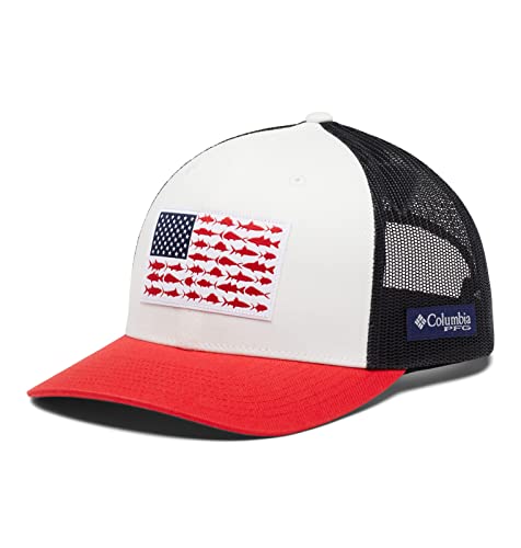 Image of Columbia PFG Fish Flag Mesh Snapback
