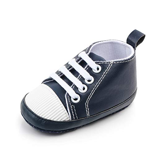 Baby Boys Girls Shoes for 6-12 Months, Infant Leather Sneakers Moccasins, Baby Stuff First Shoes for Newborn Blue Baby Boys Girls Shoes for 6-12 Months, Infant Leather Sneakers Moccasins, Baby Stuff First Shoes for Newborn Blue