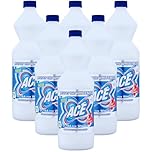 Ace Ultra Laundry Bleach for White Garments, Clothes Stain Remover, 6 x 1L Pack
