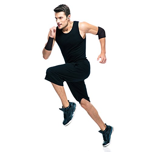 willbond pack of 2 elastic cotton sport wristbands 634