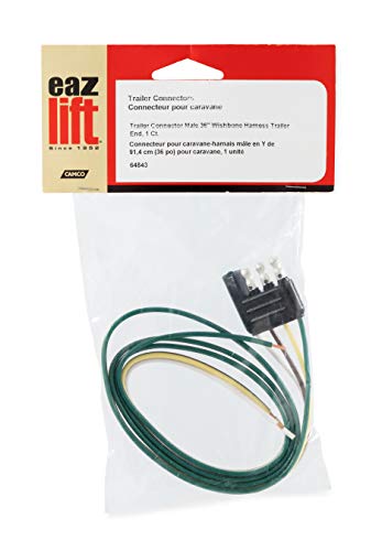 EAZ LIFT 36" Long 4-Way Wishbone Trailer Harness Male Plug (64843)