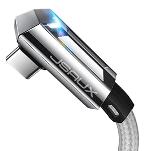 JSAUX Link Kabel 20ft Kompatibel mit Meta/Oculus Quest 2 Zubehör und PC/Steam VR, High Speed USB 3.0 PC Datenübertragung, USB C Kabel für VR Headset und Gaming PC