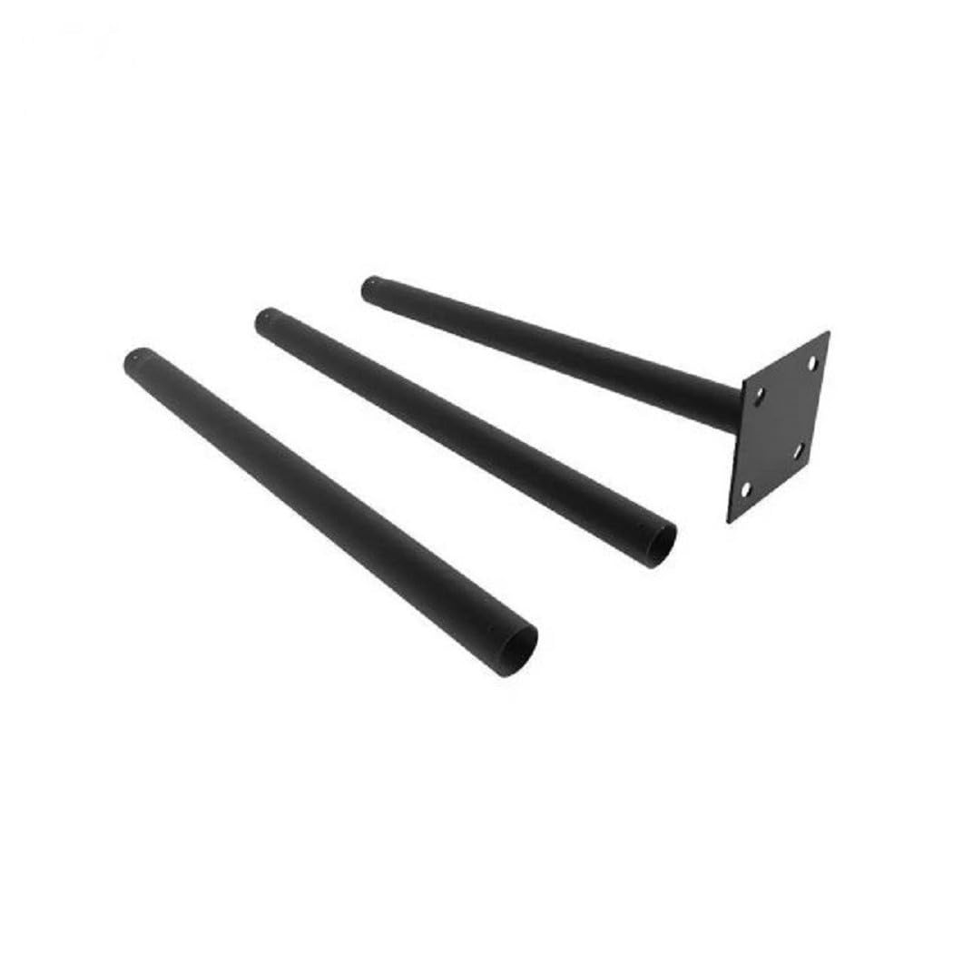 Trade Shop - Palo in Ferro per Lampione LED 3 Metri da Giardino Nero da Esterno Pt-gd-3n