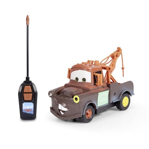 Jada Toys Cars RC Auto Hook (Mater) aus Disney Pixar Cars - ferngesteuertes Auto ab 4 Jahre, RC Single-Drive Spielzeugauto fĂĽr Kinder, max. 6 km/h, 14 cm