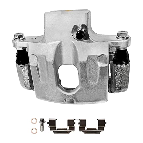 Image of Detroit Axle - Rear Brake Kit for Chevy Trailblazer EXT SSR GMC Envoy XL | XUV Buick Rainier Isuzu Ascender Olds Bravada Saab 9-7X, Disc Brake Calipers Ceramic Brake Pads Replacement