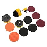 Taille différente : l'ensemble d'accessoires de brosse de forage fournit des brosses de différentes tailles et formes pour obtenir les meilleurs outils dont vous avez besoin, vous permet de résoudre tout problème de nettoyage.