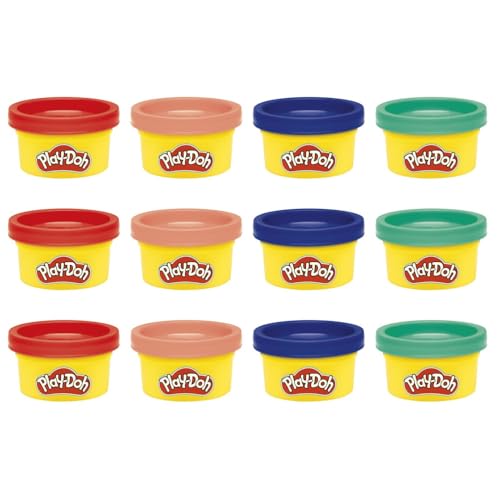 Play Doh Pack de 12 'imagination en fete autocollants et pots de pâte a modeler de 28 g petits cadeaux loisirs créatifs pour enf Neuf - vue 5