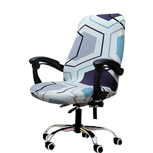 Melaluxe Office Chair Cover - Universal Stretch Desk Chair Cover, Computer Chair Slipcovers (Size: L)