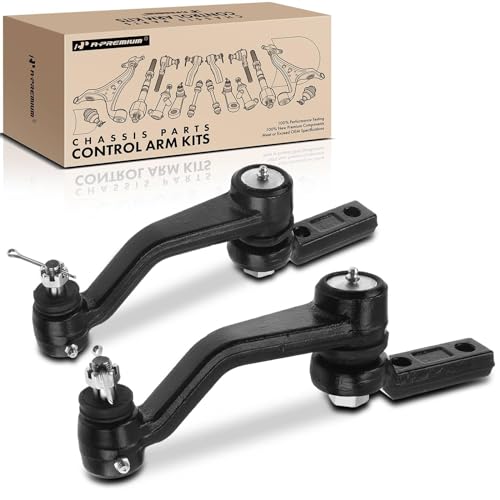 A-Premium 2 x Front Steering Idler Arms, Compatible with Chevrolet Astro 1990-2005, GMC Safari 1990-2005, AWD Only