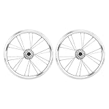 Fupei Scheibenbremsen-Laufradsatz, Fahrrad-Felgenbremsen-Laufradsatz Durable 5 Speed ​​für Mountainbike-Rennrad(Silber)
