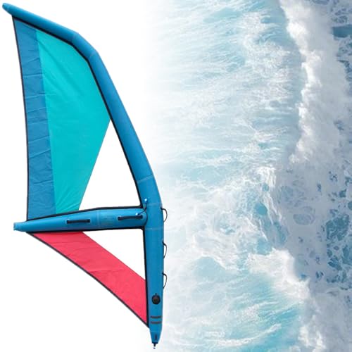 LYDZUSDP Professional Inflatable Stand Up Paddleboards Board,Wind Surfing Paddle,Water Inflatable Sail 4.35 * 1.88 m Sail Area 4.2 ? for Youth & Adult Including Backpack Inflatable Pump