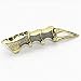 Punk Ring Rock Scroll Gelenk Rüstung Knuckle Metall Full Finger Klaue Ringe Halloween Ring Set (Main Stone Color : 2, Ring Size : Resizable)
