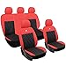 Produktbild EUGAD 0016QCZT Autositzbezug Sitzbezüge Schonbezug Sitzschoner schwarz/rot