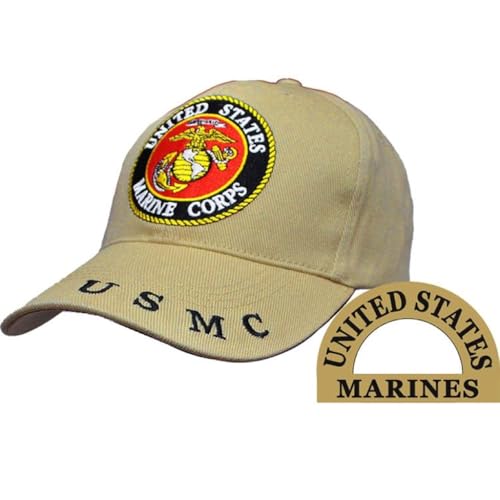 Image of MWS U.S Marine USMC Semper Fi Always a Marine Traditions Since 1775 Logo Eagle Embroidered Cap Hat