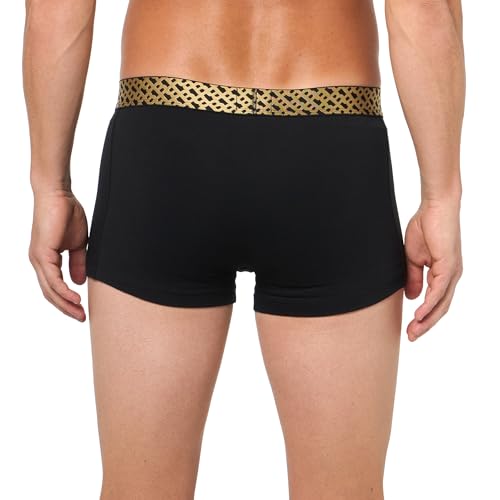 BOSS Men's 3 Pack Metallic Effect Monogram Trunks3