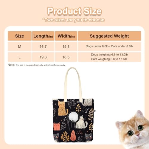 Sac de transport pour chat confortable et petit animal domestique