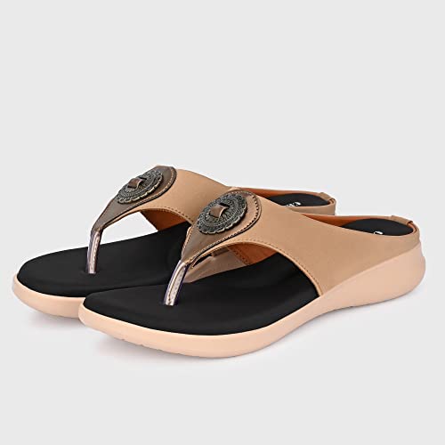 Image of Centrino Women Thong Sandals & Comfortable Ortho Care Sandal For Ladies | Fashion Wear Sandal & Chappal | Soft Cushioned for More comfort (2854)