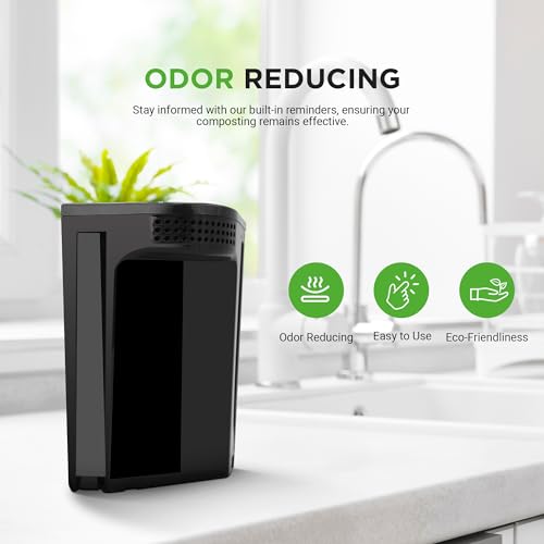 Nutrichef Replacement Filter - Replace Your Nutrichef Electric Kitchen Compost Filter | Optimal Replacement Every 3-6 Months | Easy Installation | Activated Charcoal Refills by NutriChef - Image 2