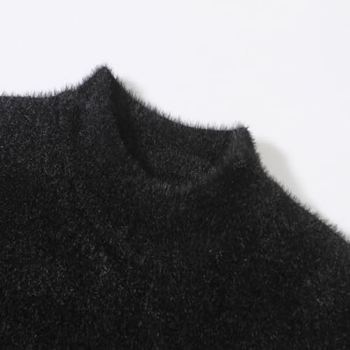 Dgoopd Sweater Men Crew Neck Long Sleeve Sweaters Textured Pullover Sweater Cable Knit Pullover Plus Size Warm Winter Outwear4