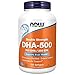 Produktbild Now Foods I DHA-500 I EPA 250 I Doppelte Stärke I Cholesterolfrei I 180 Softgelkapseln