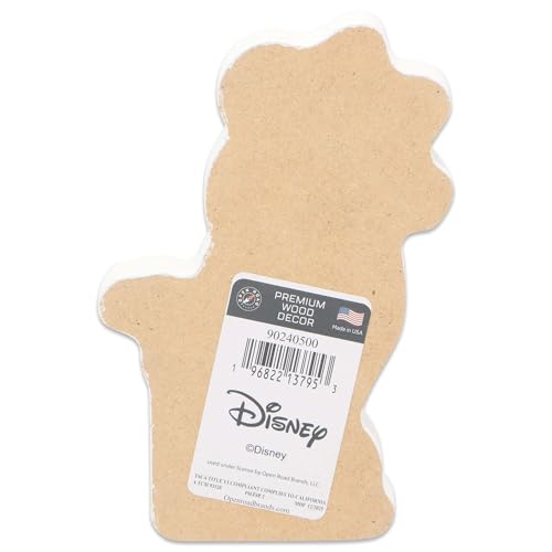 Image of Disney Minnie Mouse Shelf Sitter Decor - Cute Minnie Mouse Chunky Wood Block Tabletop Decoration for Home