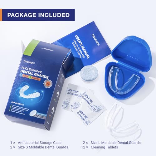 image for NEOMEN Mouth Guard for Teeth Grinding at Night: Moldable Custom Dental