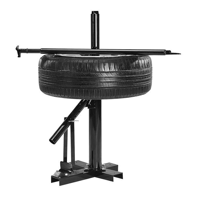 MAC Manual Portable Hand Tire Changer Bead Breake rMounting Tool for 8" to 16" Tires, Tool - Mounting & Hand Tyre Changer Machine (Black)-image-45