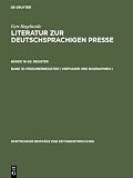 Personenregister ( Verfasser und Biographien ): A - F (Dortmunder Beiträge zur Zeitungsforschung, 35/16, Band 35) - Gert Hagelweide 