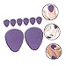 VALICLUD 8pcs Comfortable High Heels Pads Wear Half Pads for Women Shoes Toe Corrector for Women