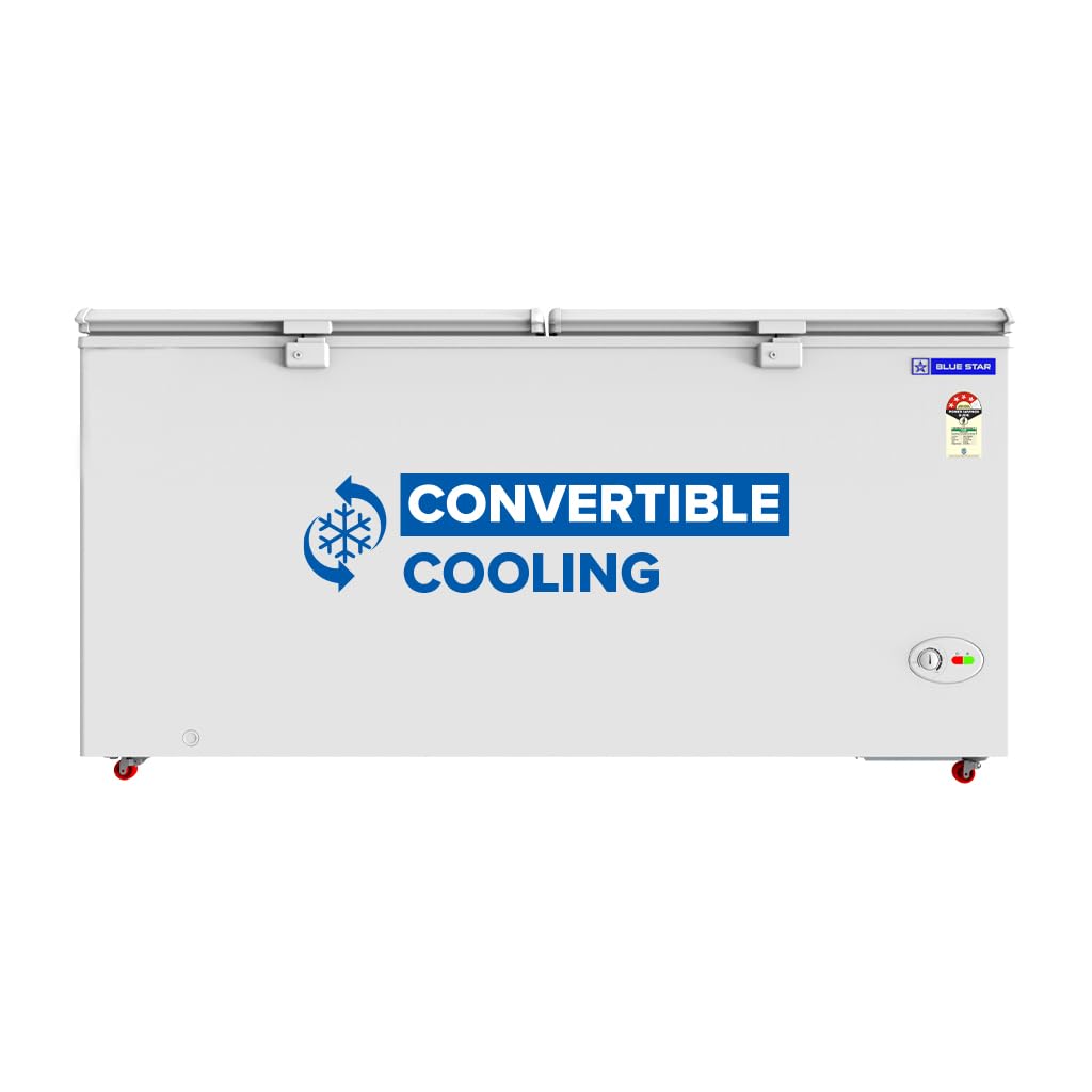 Blue Star HT4-N575, 575 Liter Hard Top Double Door Deep Freezer (515 Liter, White, 4-star)-picture-26