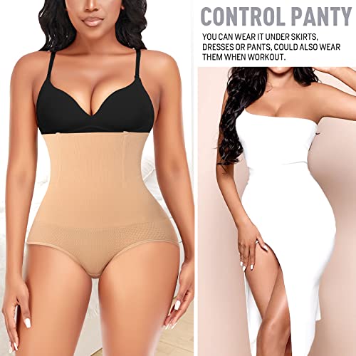 Image of Werena Tummy Control Shapewear Panties for Women High Waist Cincher Shaping Underwear