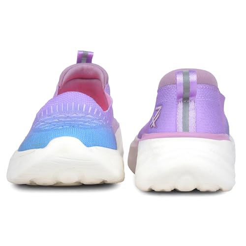 Image of Liberty LEAP7X Pink & Purple Walking Shoes for Women - Slip-On Daily Walks