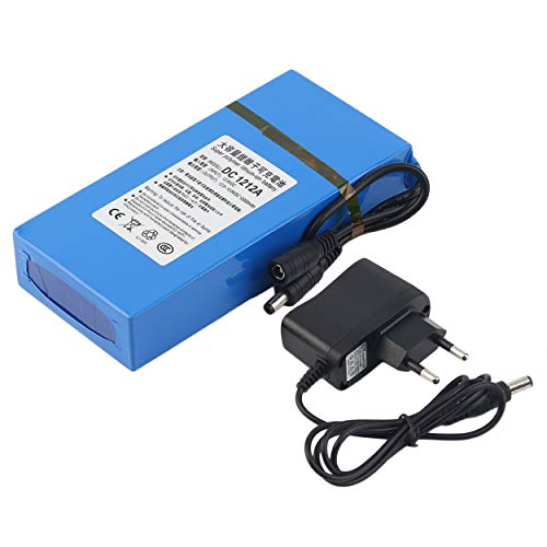 Losenlli 12000MAH Gran Capacidad Batería de Larga duración DC 12V Batería de ión de Litio Recargable Batería de Reserva de ión de Litio portátil para cámara