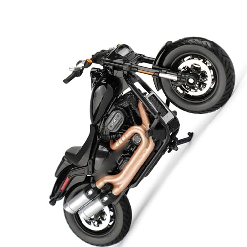 ZWXHN 1:18 Für H&Arley Für D&avidson 2022 Fat Bob 114 Druckgussfahrzeuge Sammlerstücke Hobby-Motorrad-Modellspielzeug