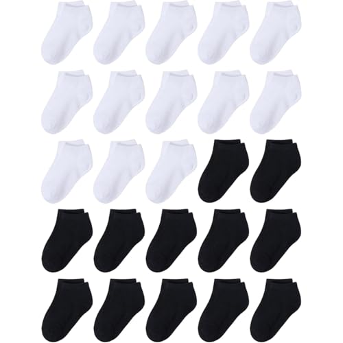 25 pairs of multicolored socks, soft and breathable elastic cuffs, comfortable sports boat socks combination