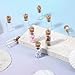 12 Pcs Small Glass Bottles with Cork, 1.5ml Tiny Glass Jars with Lids Empty Mini Glass Bottles Spell Jars Wishing Bottles Message Glass Bottles for DIY Crafts Wedding Halloween Chrismas Decoration