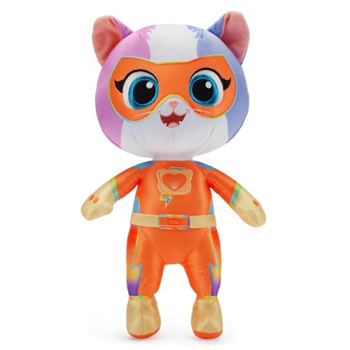 Disney Store Official, SuperKitties, Buddy, Peluche, 25 cm, Peluche de Gato superhéroe, para Todas Las Edades