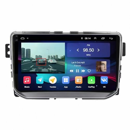 Radio Coche 2 DIN para Viajes en Ford Focus con Mirror Link y Navegación Táctil Incell