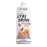 Natürlich im Geschmack Best Body Nutrition Vital Drink ZEROP® - Blutorange, zuckerfreies Getränkekonzentrat, 1:80 ergibt 80 Liter Fertiggetränk, 1000 ml