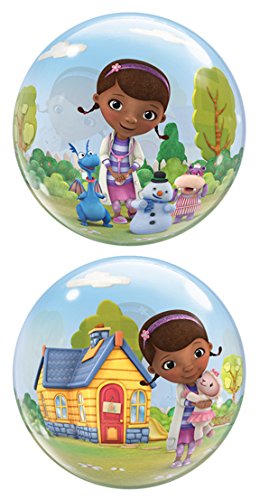 Qualatex 65575 Disney Junior Single Bubble Doc McStuffins Latex Balloon, 22-Inch