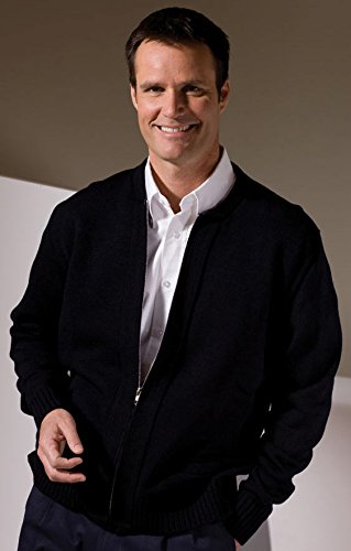 Averill's Sharper Uniforms Unisex Heavyweight Zipper Cardigan Sweater with Two Pockets2