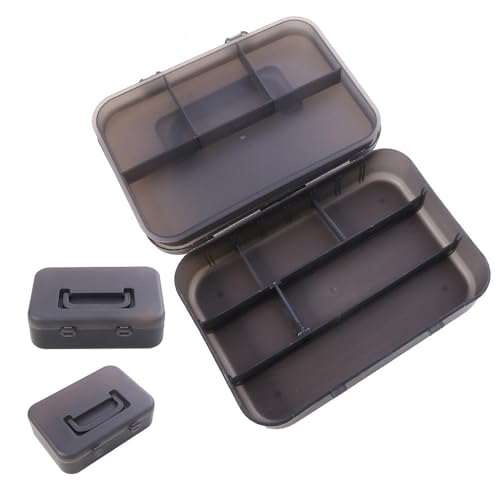 Caja de Pesca Portátil de Doble Capa con Divisores miniatura 1