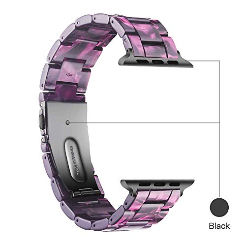 Image of Light House Apple Watch Bands-Fashion Lightweight Resin iWatch Bands for Women Men 38mm /40mm /41mm /42mm(Series 11 10), 49mm /46mm /45mm /44mm /42mm(S 3 2 1), Compatible with Apple Watch Series 11 SE 10 9 8 7 6 5 4 3 Ultra